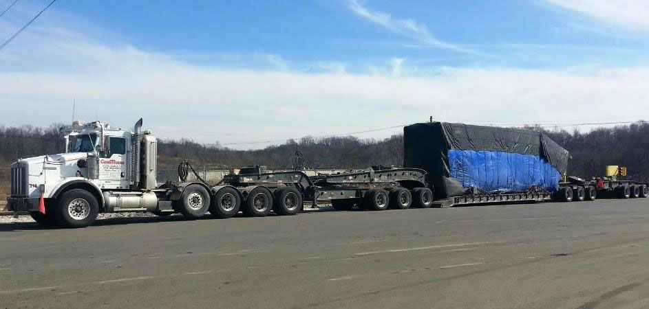 Heavy equipment hauling