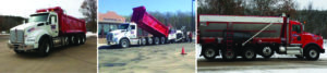 Collage of Dump Trucks